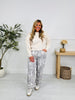 Keep It Camo Tummy Control Barrel Jeans