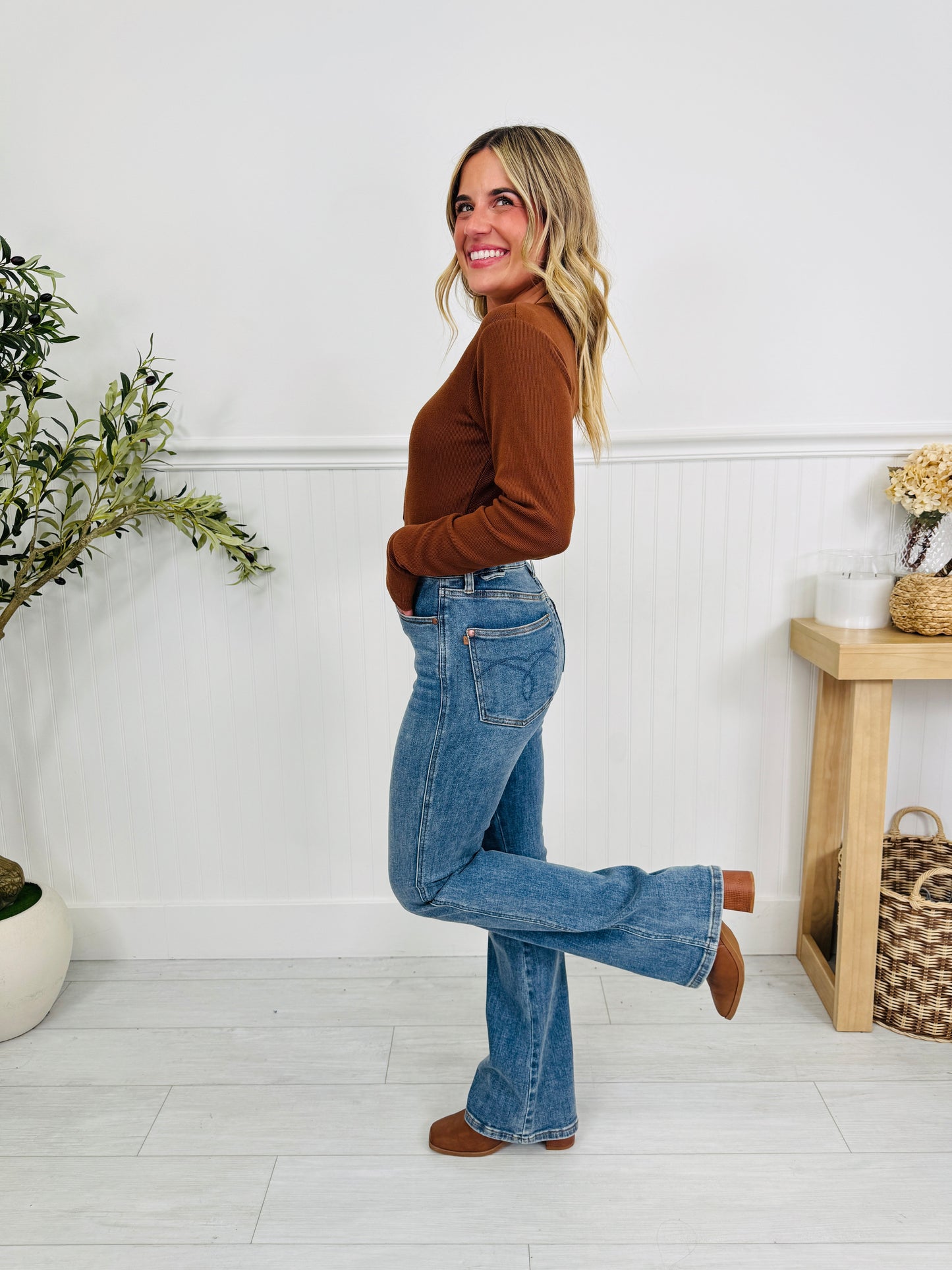 Judy Blue Tried & True Tummy Control Bootcut Jeans In Multiple Inseams