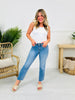 Take The Bait Slim Straight Cropped Jeans With Tummy Control