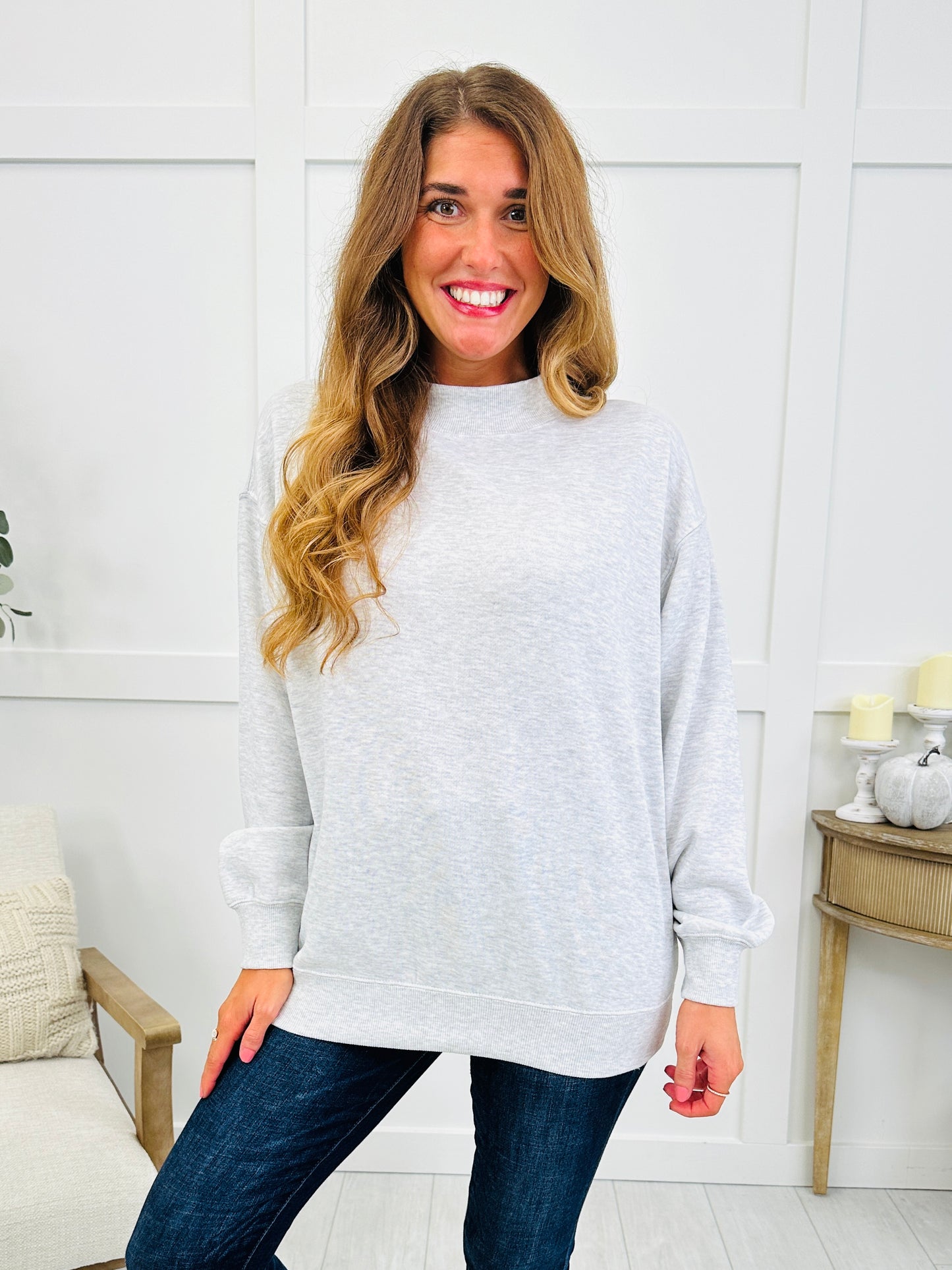 Weekend Reset Sweatshirt In Multiple Colors