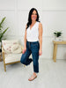 Judy Blue Spring Fling Cropped Wide Leg Jeans