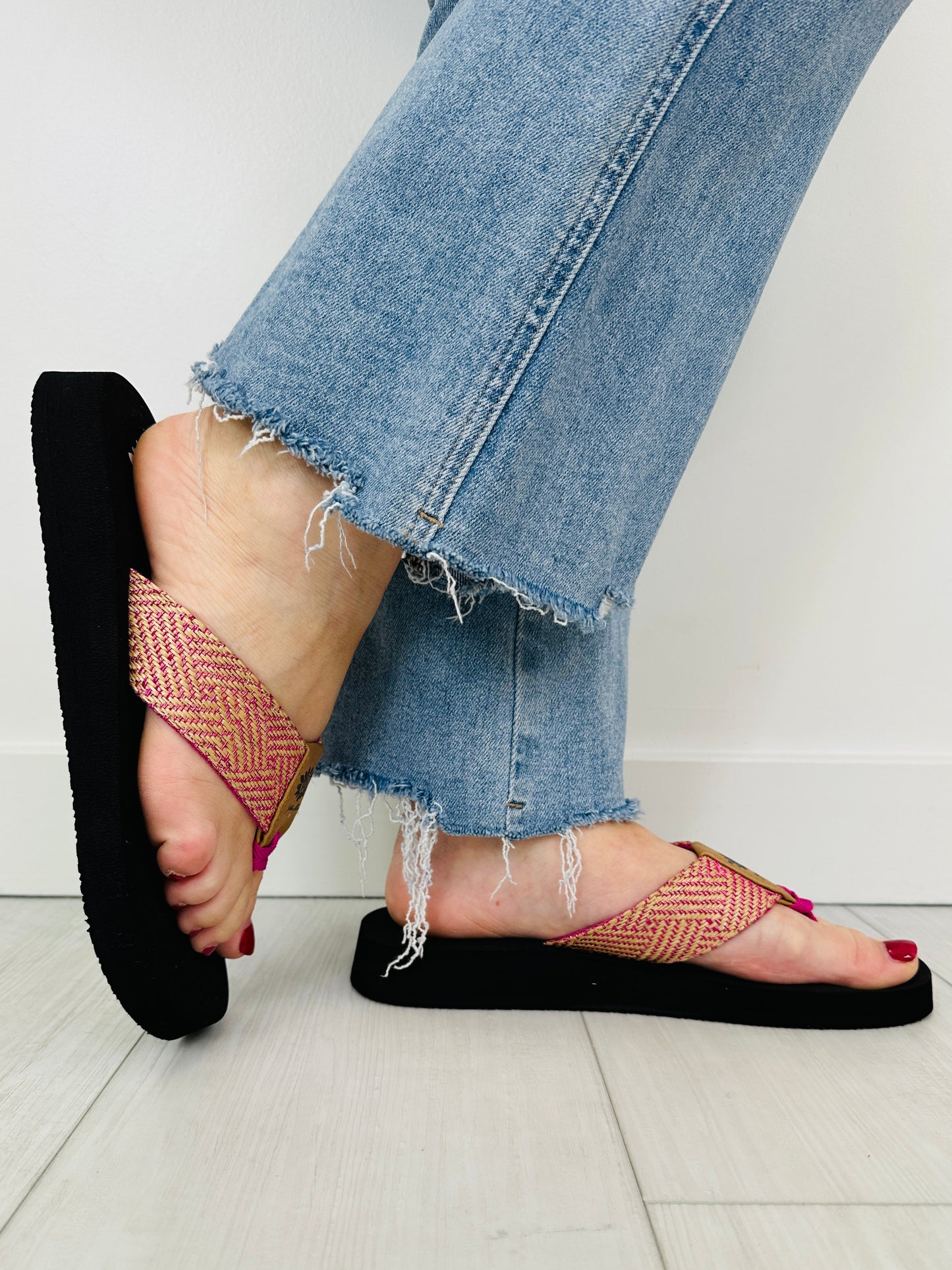 Pink Paradise Flip Flops