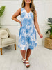 Flow And Flare Dress in Blue
