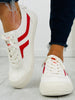 Metro Move Sneakers In Off White/Red