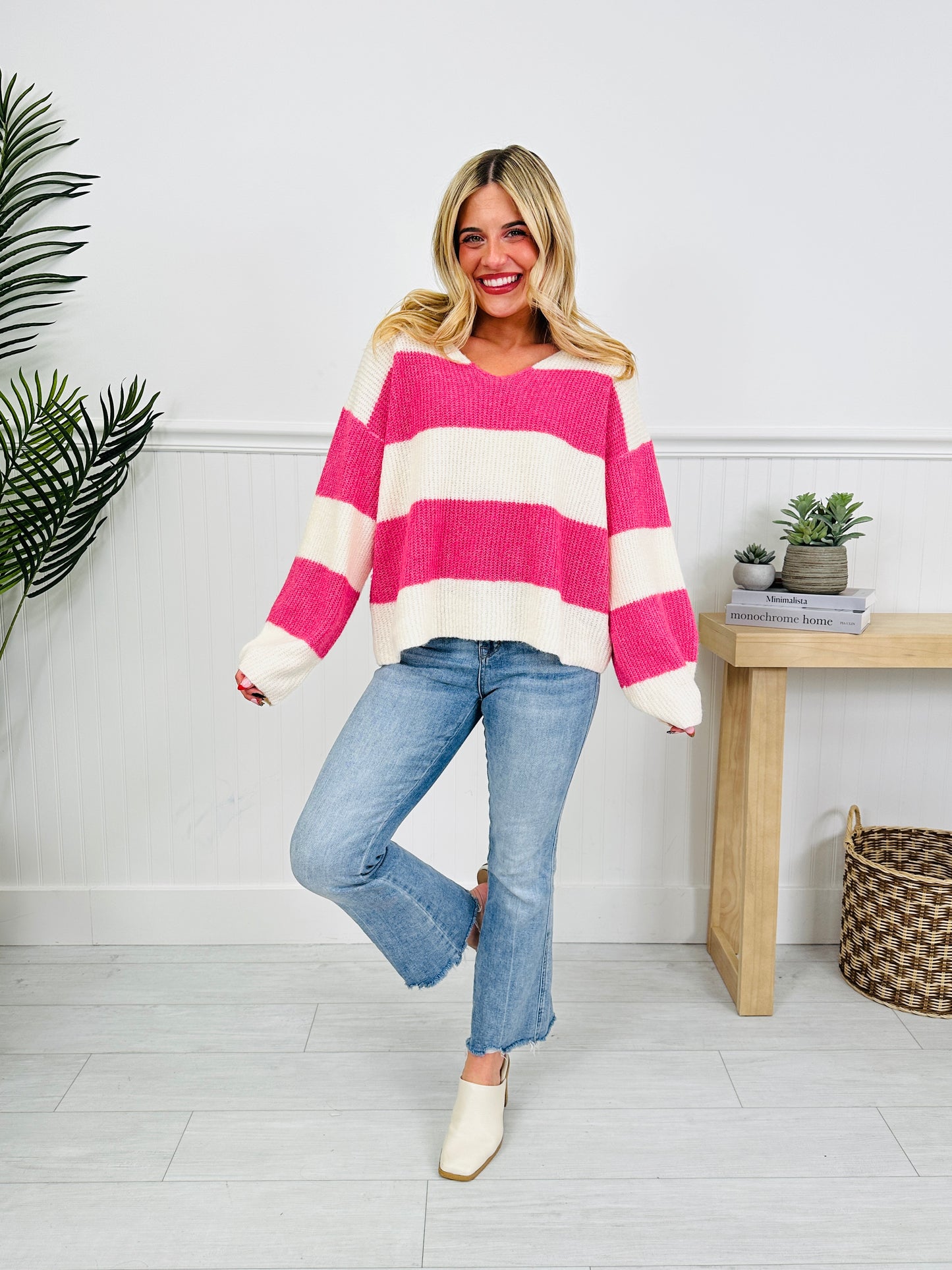 Springtime Stripes Sweater in Multiple Colors