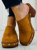 Saddlewood Studded Clog In Tan