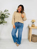 Side Note Tummy Control Wide Leg Jeans