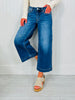 Judy Blue Places To Be Wide Leg Cropped Jeans
