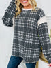 Merry In Plaid Top- Multiple Colors!