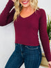 MOCO Exclusive Simple And Sweet Long Sleeve Top- Multiple Colors!