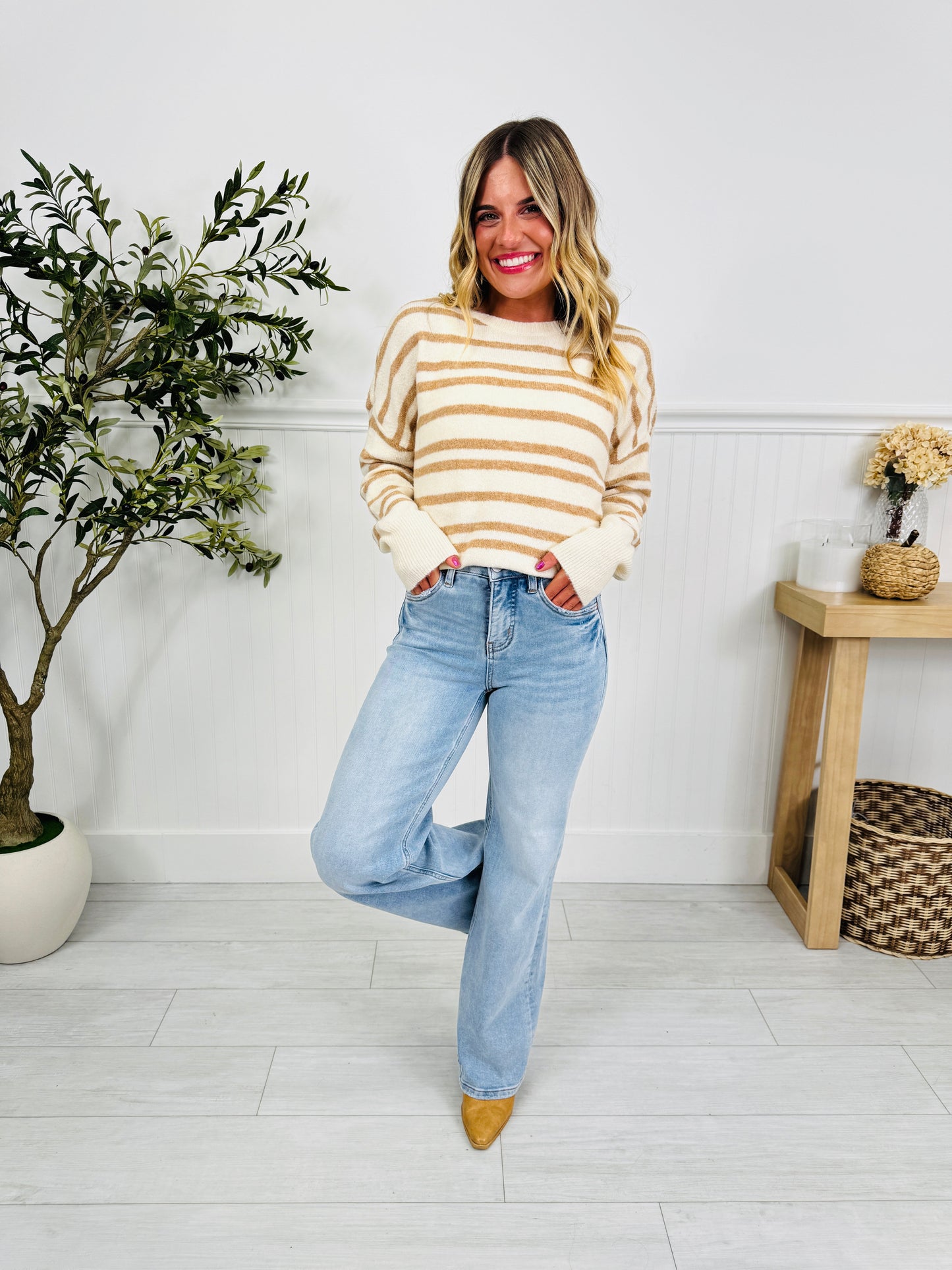 Your Best Side Wide Leg Tummy Control Jeans in Multiple Inseams