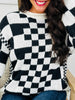 Winning Streak Sweater in Black Combo