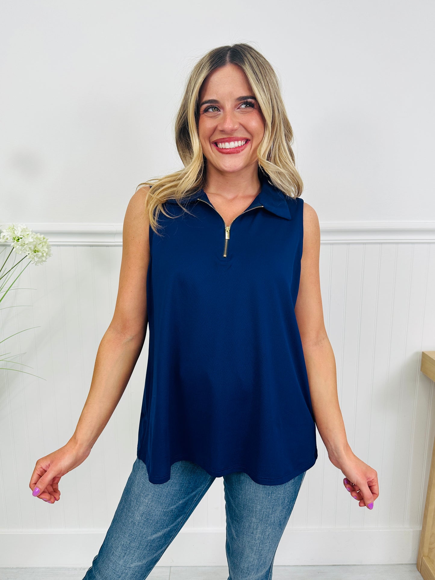 Zip Into Spring Top In Multiple Colors