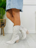 Shine Your Light On The Road Ahead Boots In White