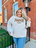Pumpkin Spice Leopard Print Crewneck Sweatshirt
