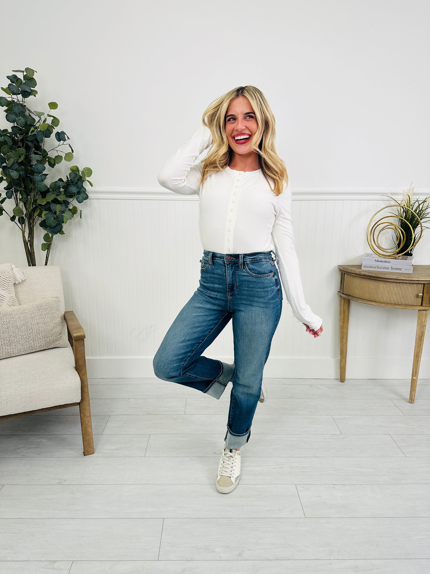 Judy Blue Switch It Up Straight Jeans