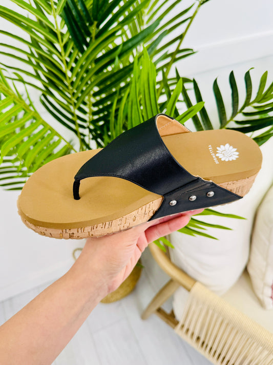 Breezy Elevation Sandals in Black