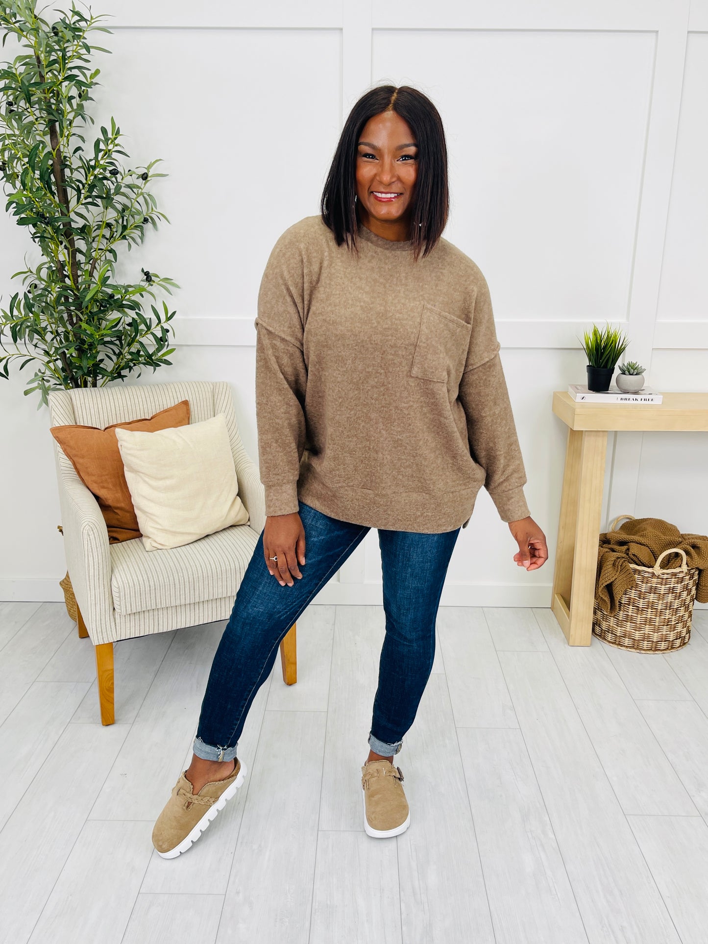 Wearing The Moment Sweater- Multiple Colors!