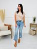 Kick Back And Relax Kick Flare Cropped Jeans