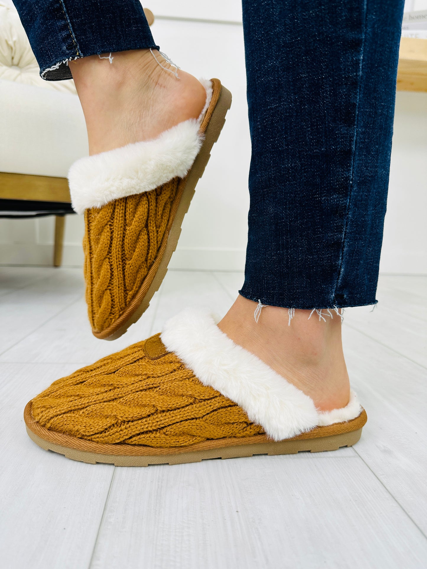 Snuggle Steps Slippers In Tan