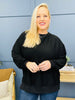 REG/CURVY Blessed In Comfort Pullover In Black