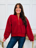 Weekend Warmth Pullover In Burgundy