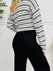 Black To Basics Tummy Control Cropped Wide Jeans In Multiple Inseams
