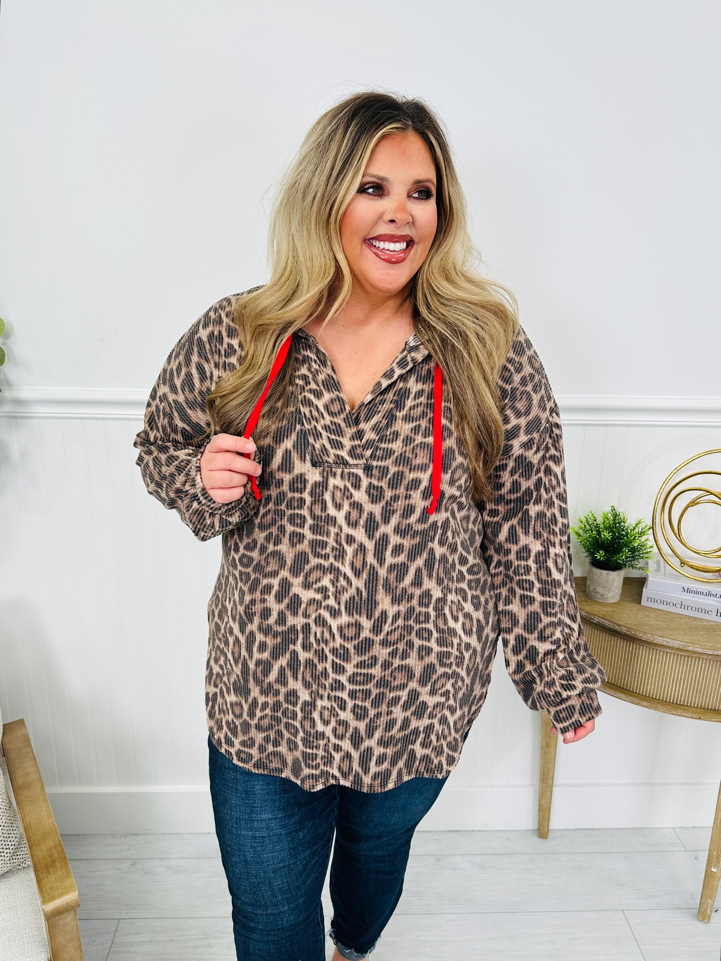 Luxe in Leopard Hooded Top