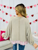 Heartfelt Petals Pullover In Latte