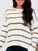 Falling Threads Sweater in Cream