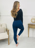Easy Choice Leggings In Navy Blue