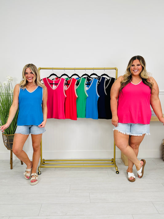 Warm Weather Vibes Tank Top In Multiple Colors