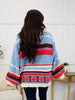 Cozy Carnival Sweater In Sky Multi