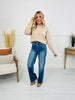 Go Into Detail Tummy Control Wide Leg Jeans