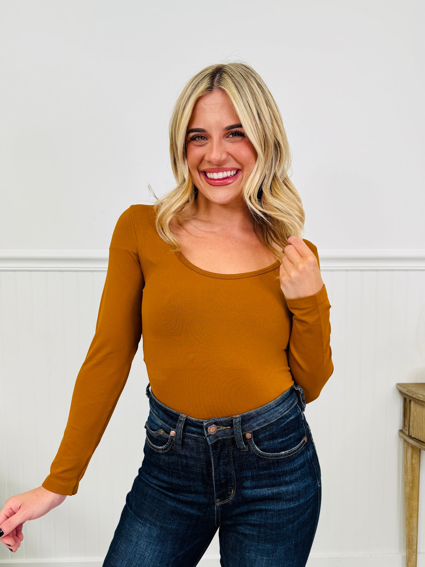 The Seamless Scoop Top In Multiple Colors