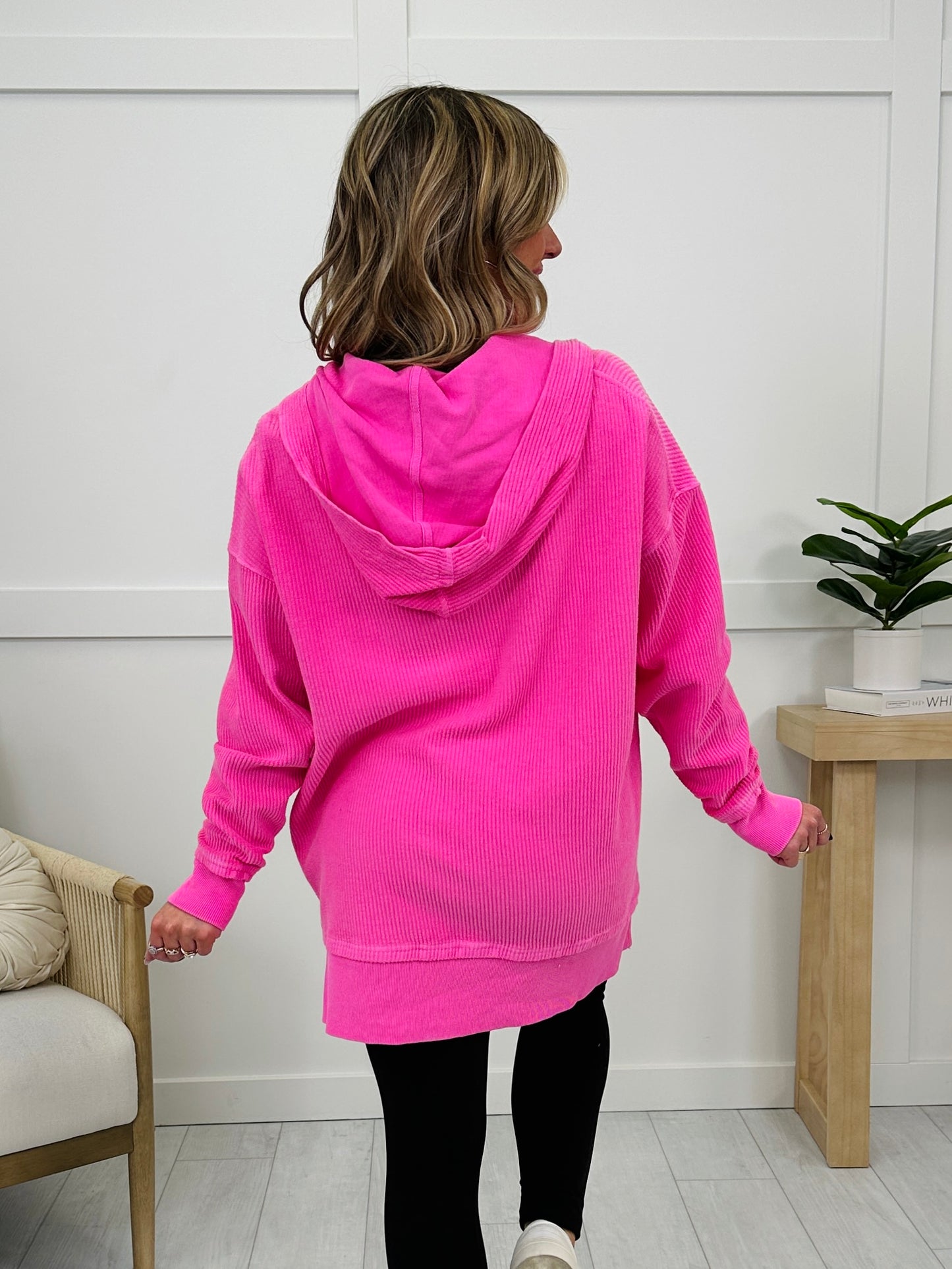 MOCO Exclusive Bright and Bold Corded Hoodie