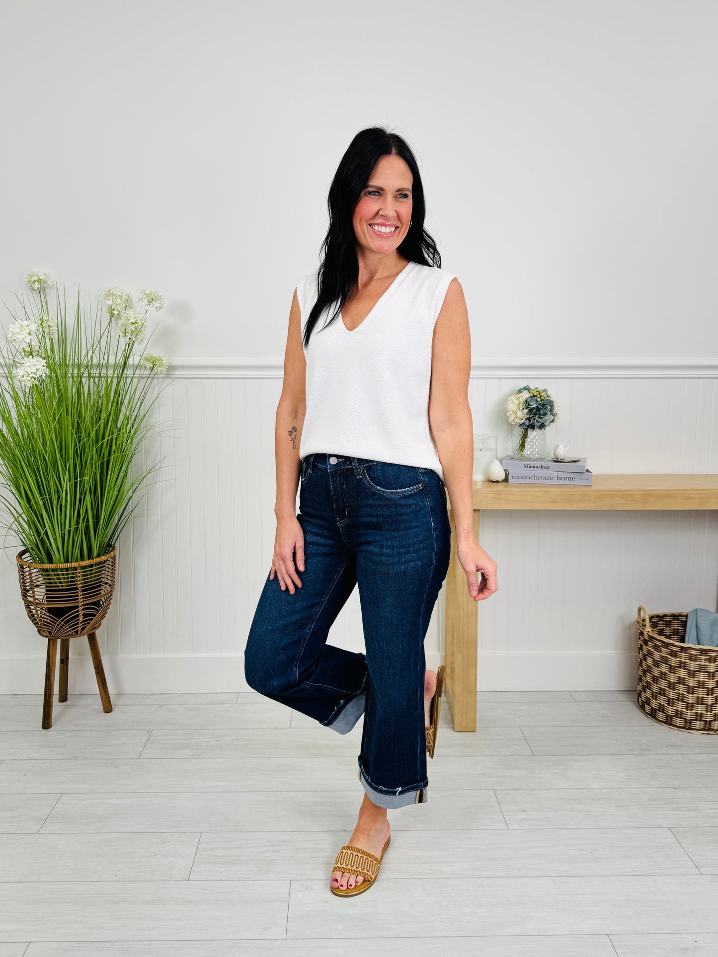 Crop Of The Season Tummy Control Straight Jeans