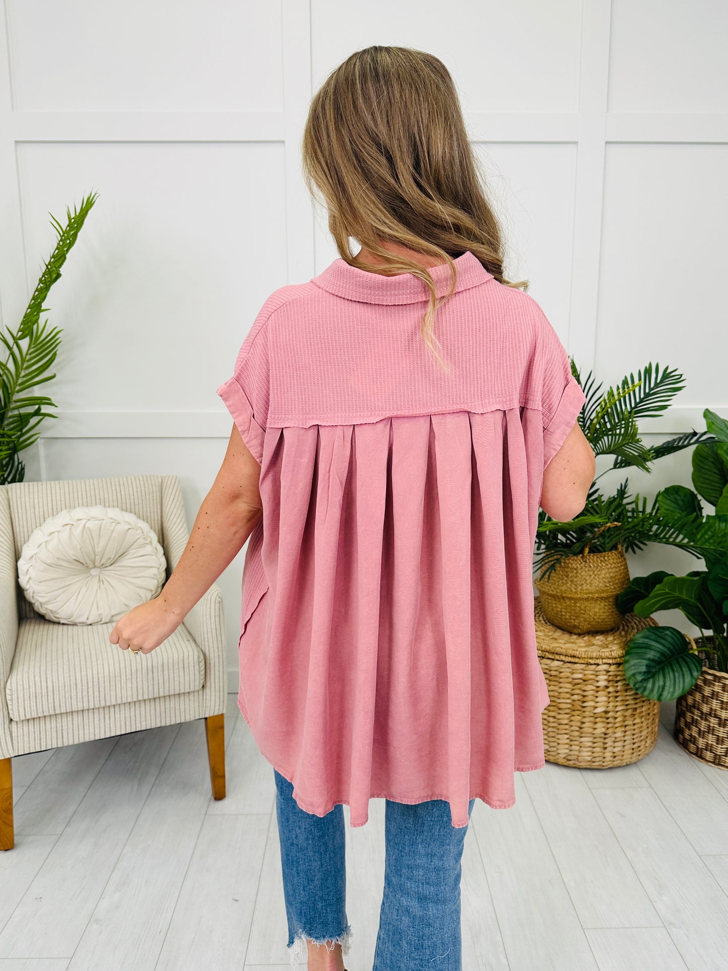 Front Row Feelings Top in Pink