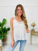 Lace & Light Tank Top