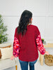 Print Me A Memory Sweater in Wine