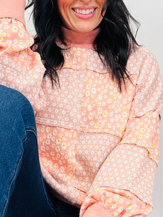 Champagne Nights Sweater In Pink