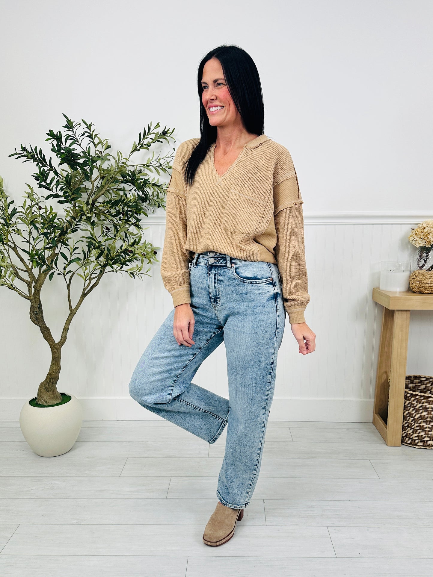 Judy Blue Good Company Arc Leg Jeans