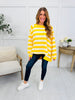 The Cove Top In Yellow/Ivory
