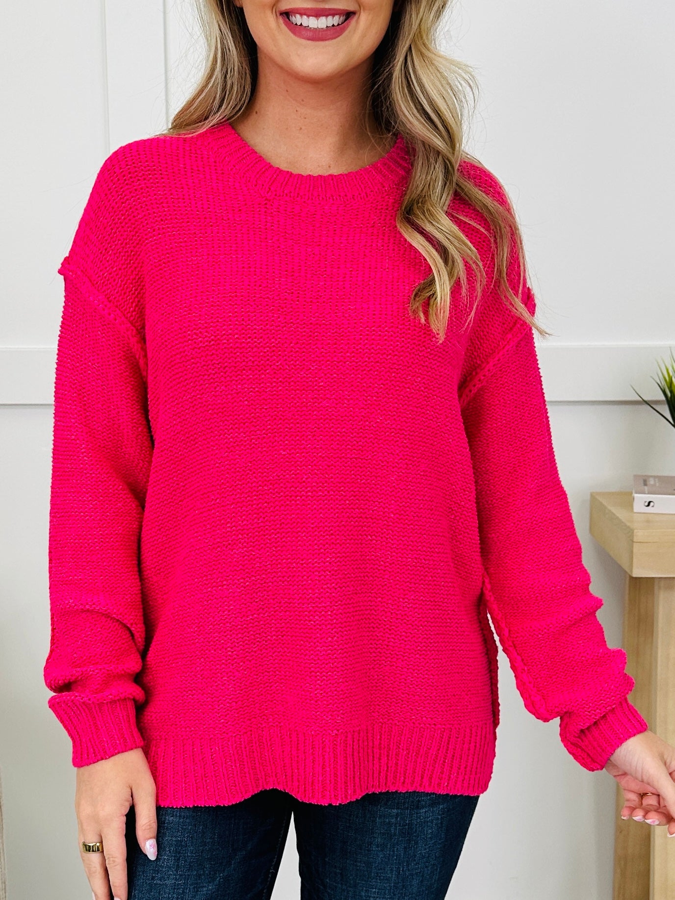 DOORBUSTER! Catch Your Calm Sweater- Multiple Colors!