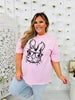 Bunny With Glasses Graphic Tee in Multiple Colors