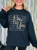 New Year Affirmations Graphic Crewneck Sweatshirt