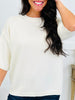Overcast & Cozy Knit Top In Ivory