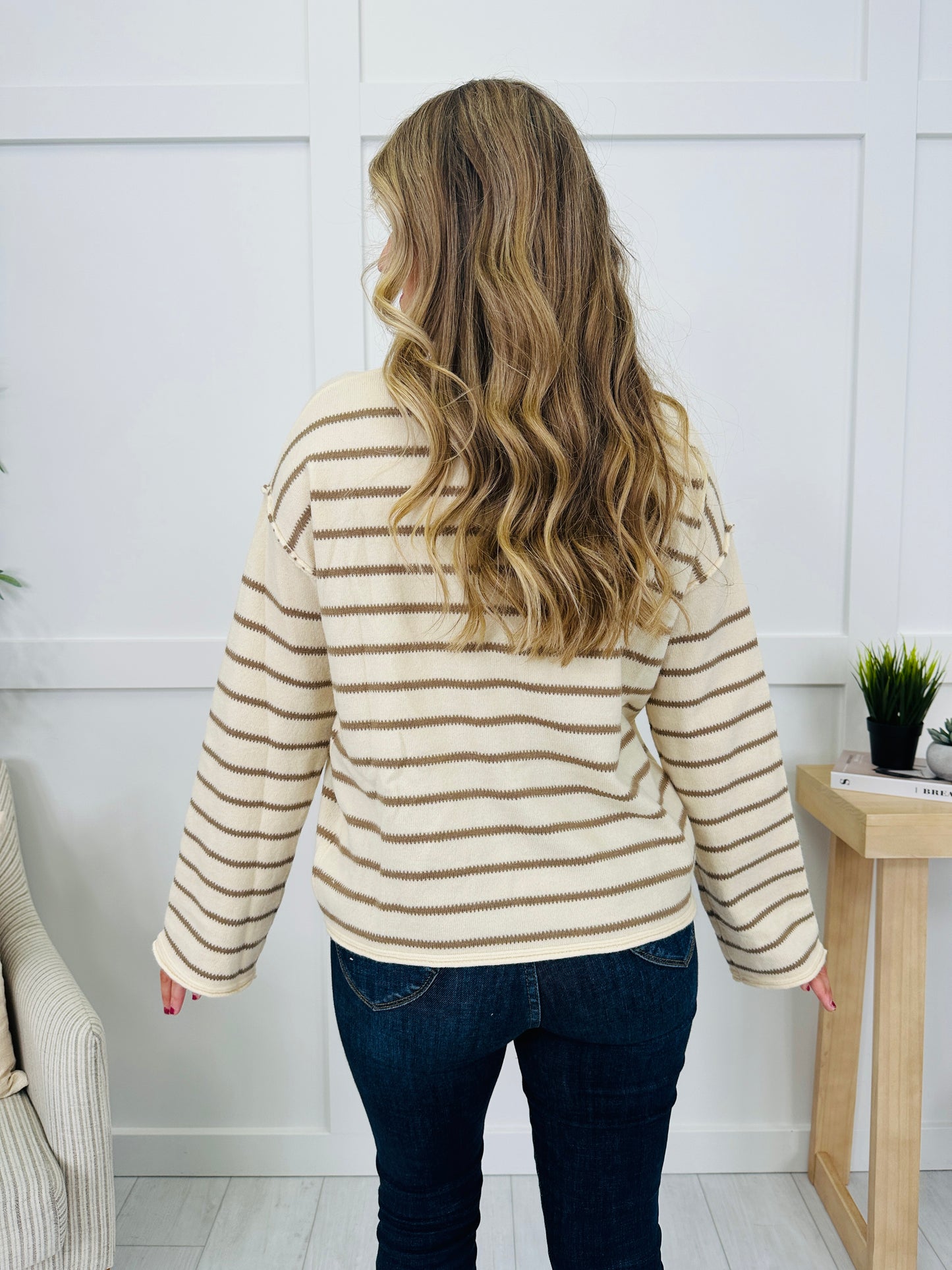 Every Other Beat Sweater in Cappuccino