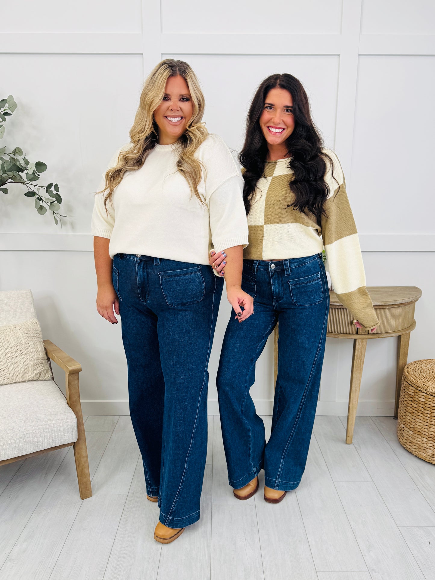 Judy Blue Effortless Elevation Retro Wide Leg Jeans