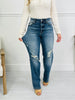 Judy Blue Effortlessly Edgy Straight Jeans